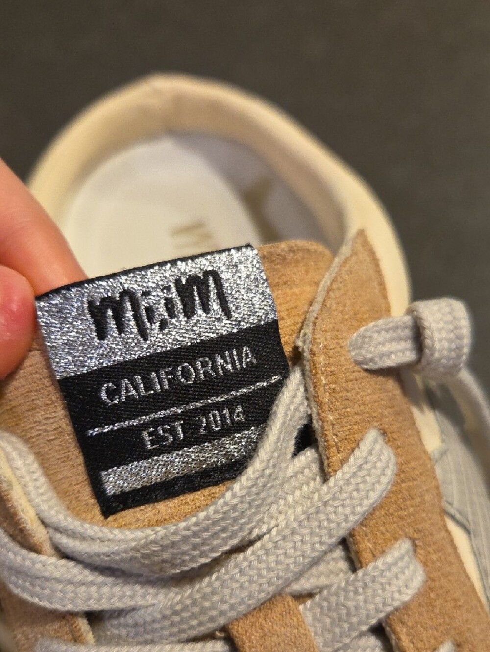 Mi.iM Women's Casual Star-Accent Slip-On Sneakers - Beige/Tan - Picture 2 of 5